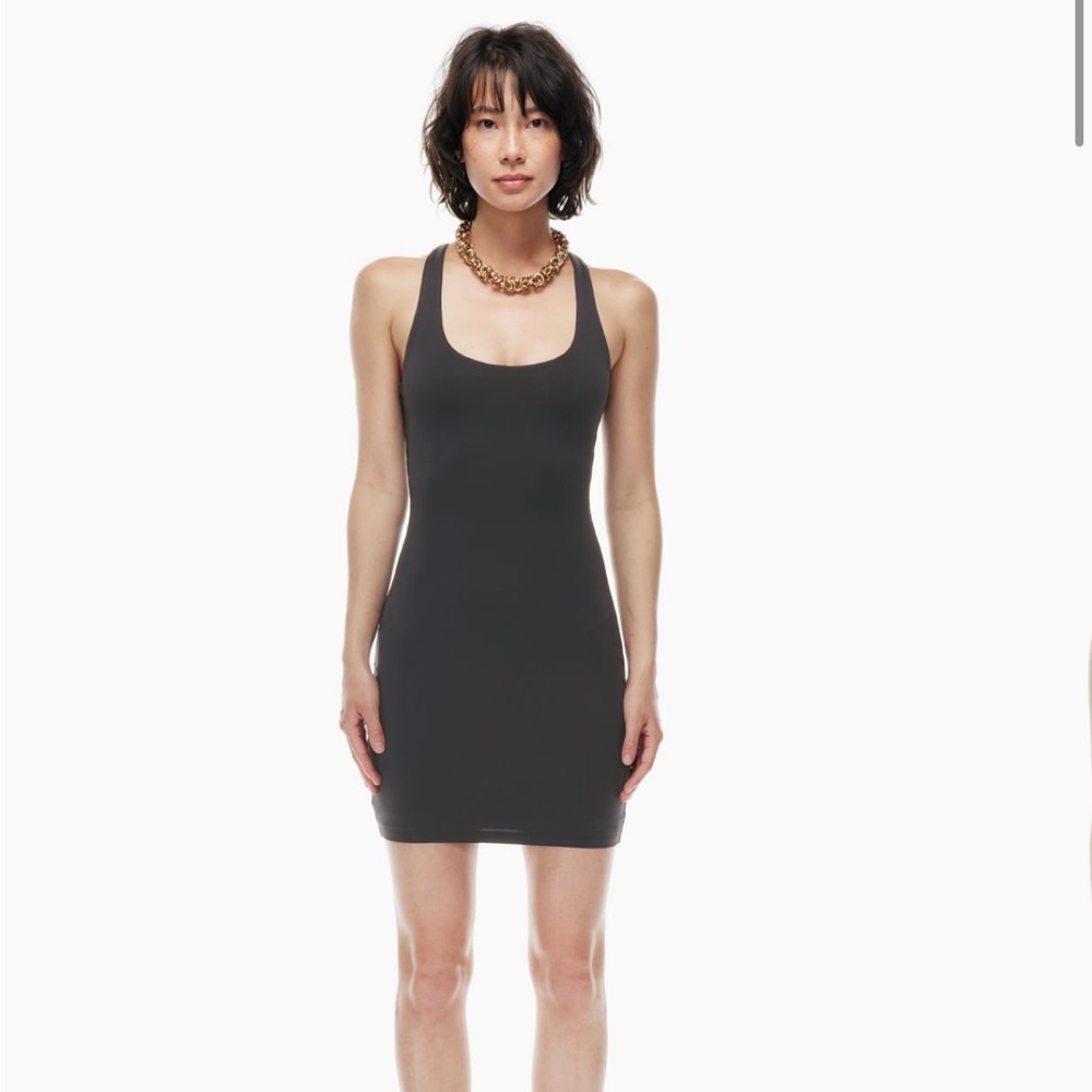Babaton Racer Dress in Black- Size 2XS